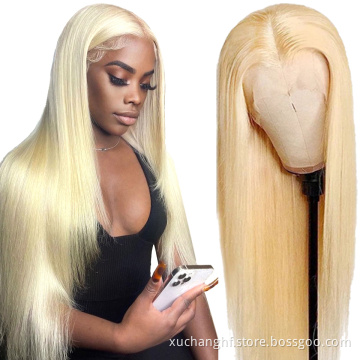 613 Blonde Lace Front Wig T Part Lace Wig Deep Parting Hairline Pre Plucked With Baby Hair Natural T Part 613 Hair Wig